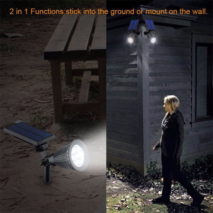 Petit éclairage à la torche solaire Led jardin extérieur Lumière solaire