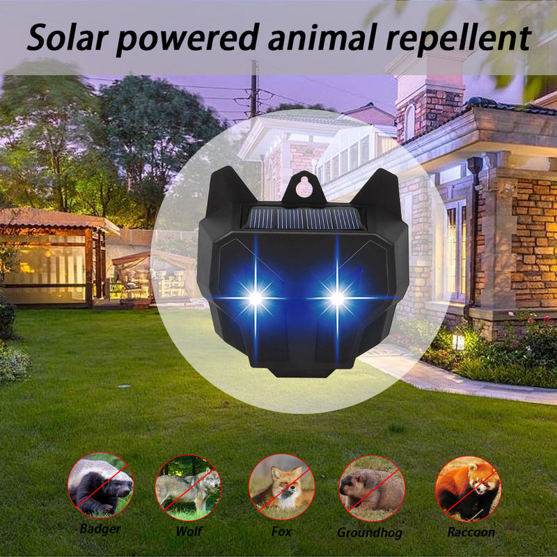Lumières LED rouges à énergie solaire piège à cafards et dissuasif contre les ratons laveurs pour les maisons