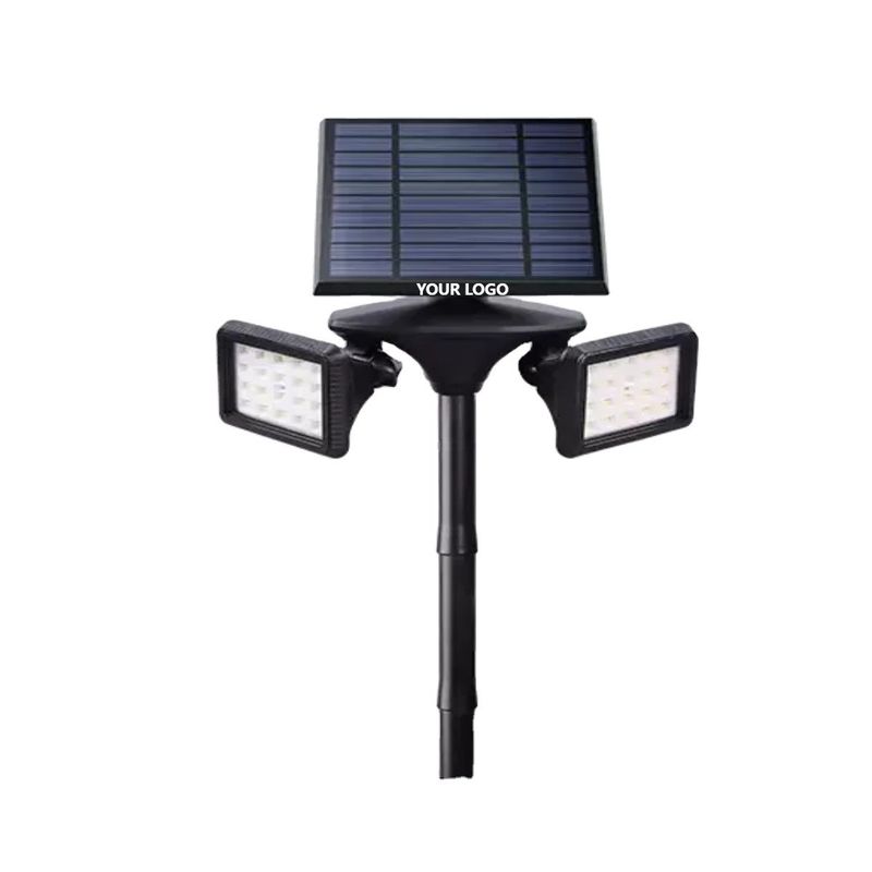 Éclairage solaire jardin extérieur avec éclairage à LED blanc