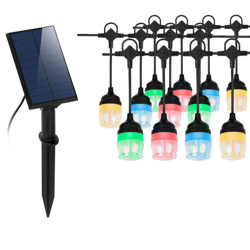Fête de Noël en plein air Lumière solaire avec 2700K température de couleur et flux lumineux de 50lm