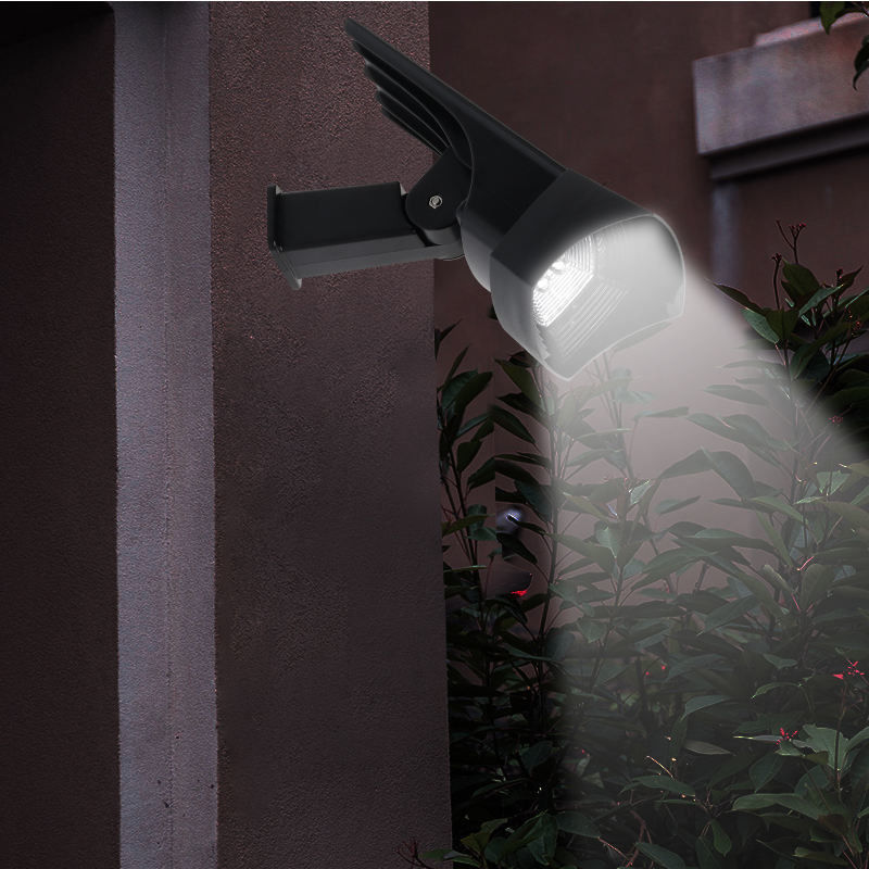 Design parfait projecteur à énergie solaire Lumières murales extérieures 120° angle de faisceau