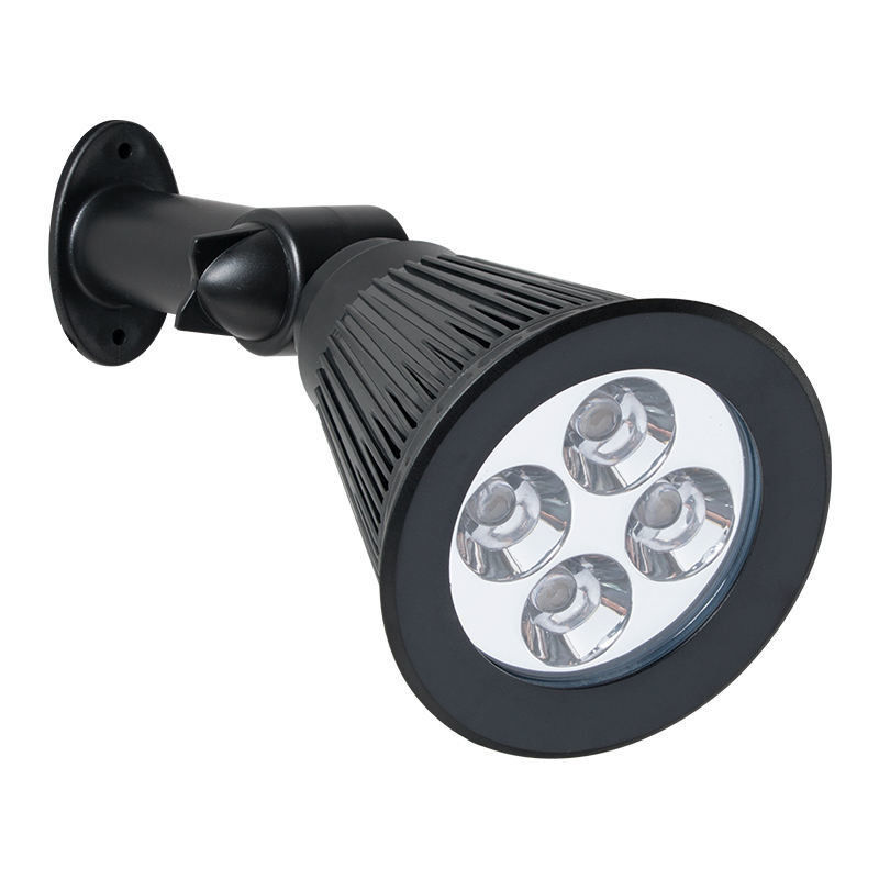 Paysages extérieurs ABS double tête Lumière solaire de jardin avec sécurité 2- et fil