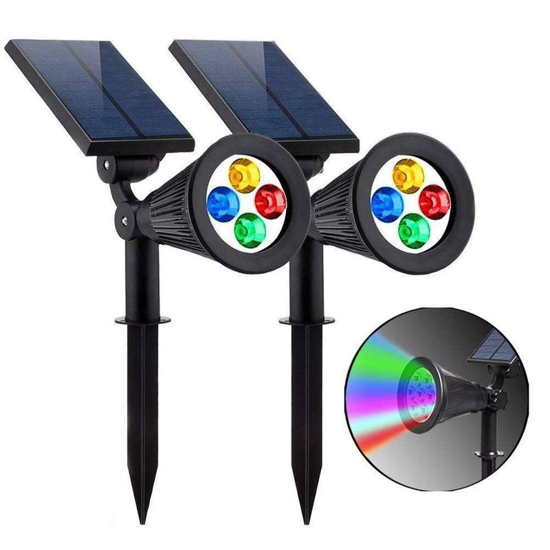 Appareils d'éclairage d'extérieur modernes Portable Led Jardin solaire Couleur changeante