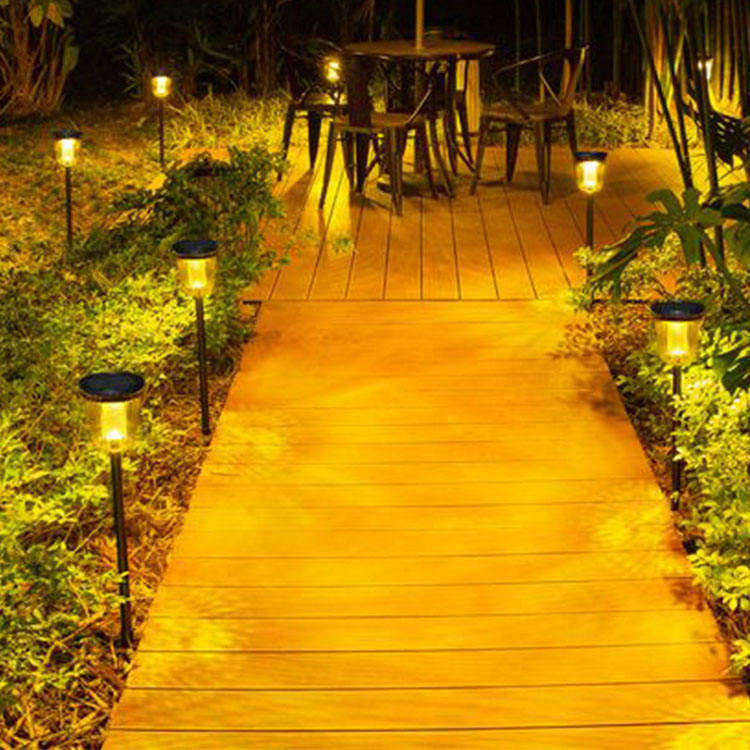 50000 heures de travail Durée de vie Lumière de paysage LED solaire pour la décoration de jardin