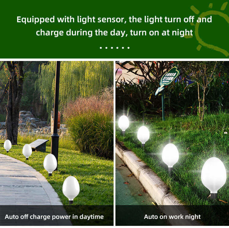 Lumières à boules solaires 50000 heures de travail Durée de vie pour le jardin Décoration de fête de Noël