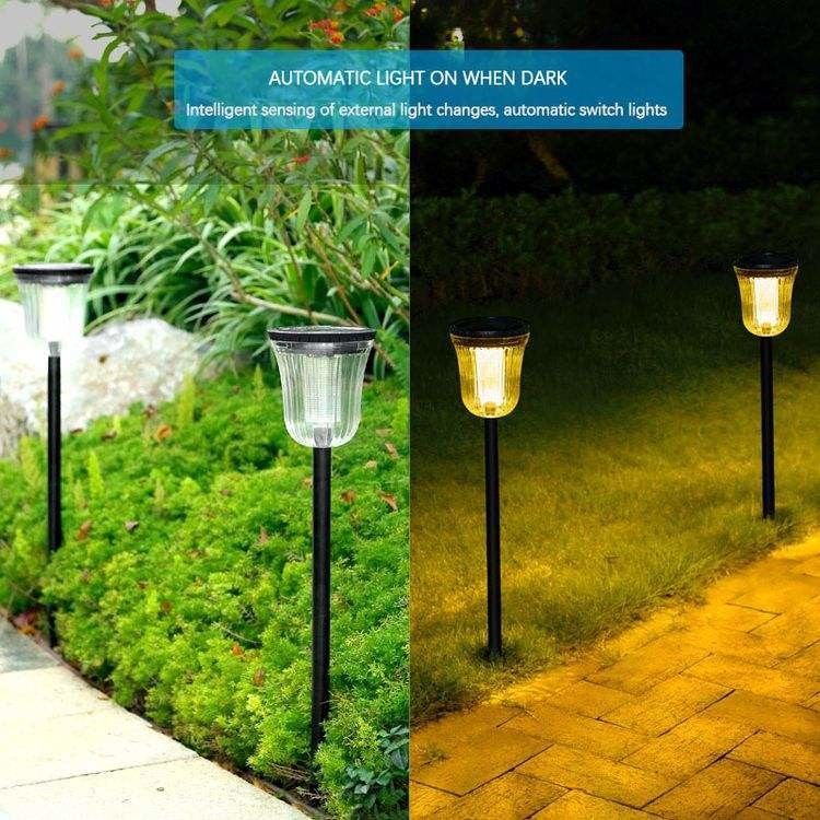 50000 heures de travail Durée de vie Lumière de paysage LED solaire pour la décoration de jardin