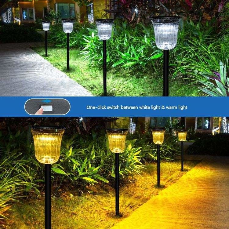 50000 heures de travail Durée de vie Lumière de paysage LED solaire pour la décoration de jardin