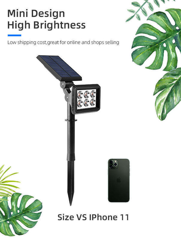 Lumière solaire de jardin extérieur Lumière de jardin LED avec étanchéité réglable IP65