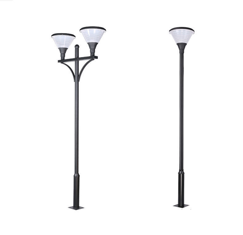 Éclairage de poste étanche à l'eau Porte à LED Solar Garden Pillar Light pour le paysage extérieur de la lampe