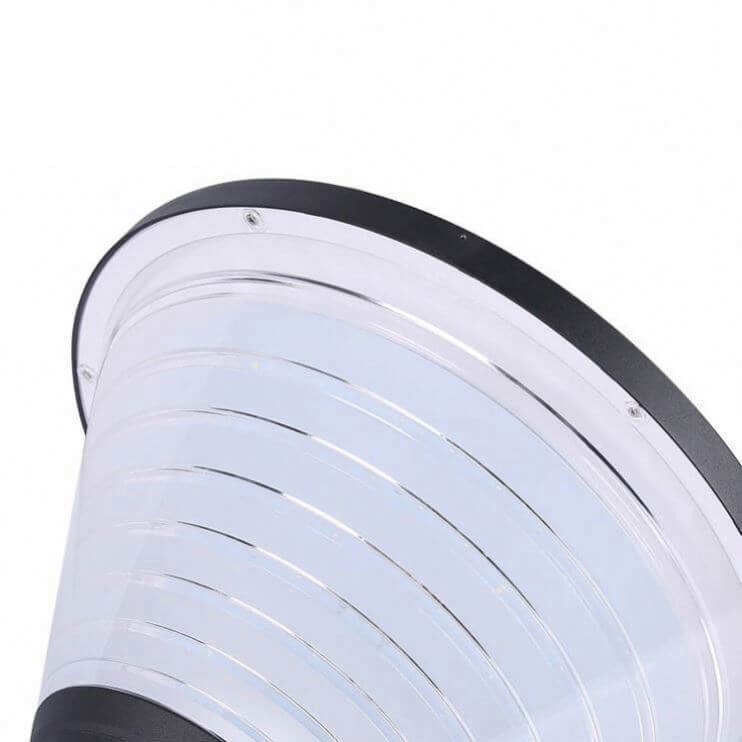 Éclairage de poste étanche à l'eau Porte à LED Solar Garden Pillar Light pour le paysage extérieur de la lampe
