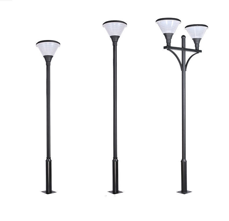 Éclairage de poste étanche à l'eau Porte à LED Solar Garden Pillar Light pour le paysage extérieur de la lampe