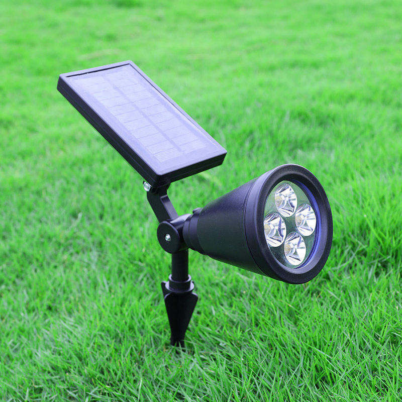 Économie d'énergie lumière solaire extérieure détecteur de mouvement sans fil Lampade à LED avec panneau solaire
