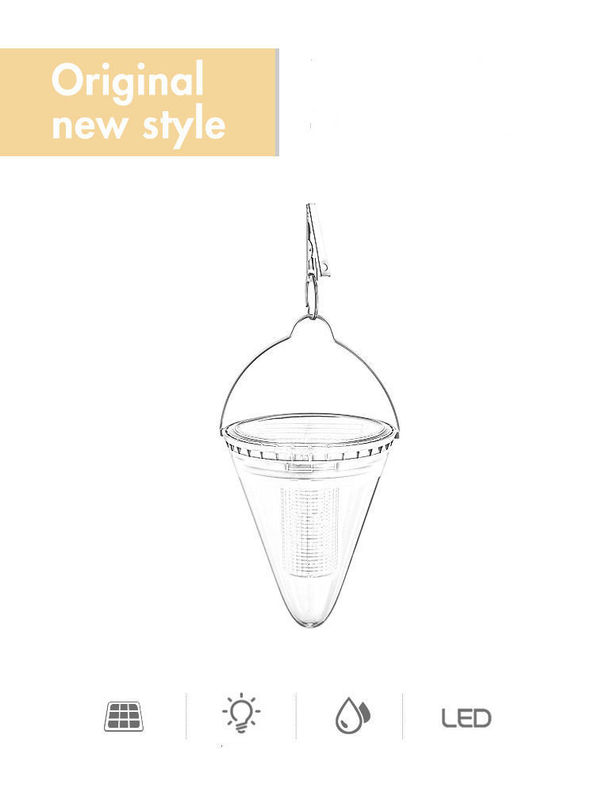 Lampe à canopée solaire pour l'éclairage extérieur de paysage Durée de vie 48000 heures