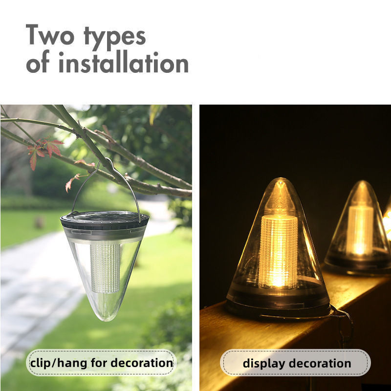 Lampe à canopée solaire pour l'éclairage extérieur de paysage Durée de vie 48000 heures