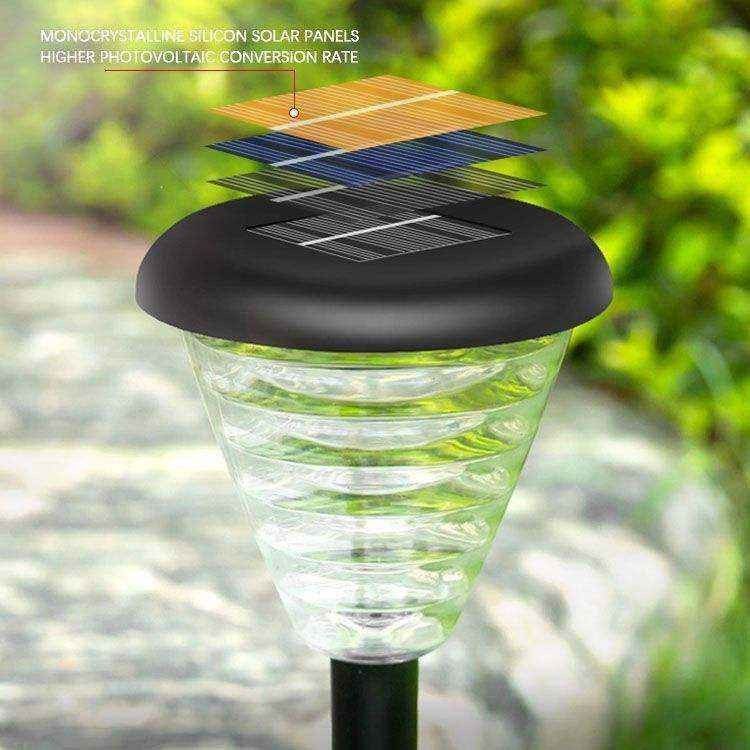 Température de fonctionnement Lumière solaire de rue à LED pour villa jardin Lumières d'herbe de sol insérées