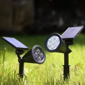 Grade IP44 et durée de vie de 40000 lampes à LED solaires pour jardin extérieur
