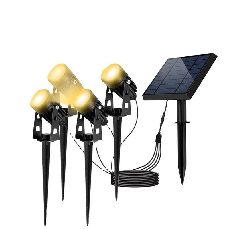 Lampe de 90lm/w Efficacité lumineuse Aluminium Soleil jardin LED Lumière pour paysage et arbre
