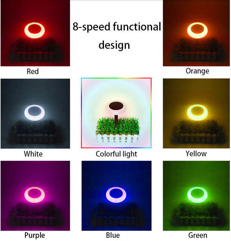 Lumière solaire pour l'éclairage extérieur décoratif coloré dans la villa de jardin