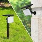 Lampes phares à énergie solaire LED pour jardin IP65 étanche à l'eau