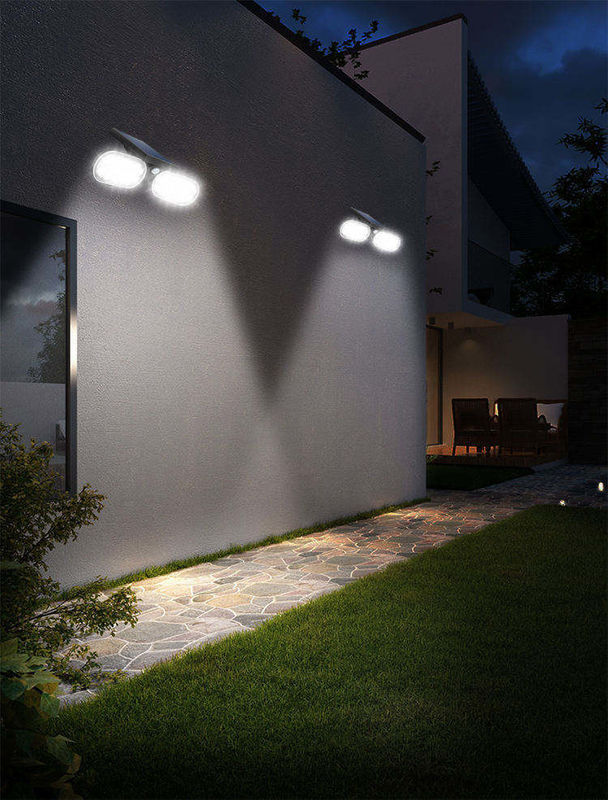 Indice de rendu des couleurs de 90 Ra Lumière solaire pour jardinage avec capteur de mouvement