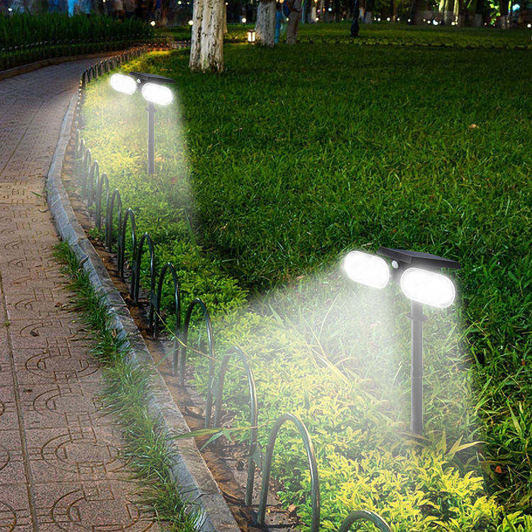 Indice de rendu des couleurs de 90 Ra Lumière solaire pour jardinage avec capteur de mouvement