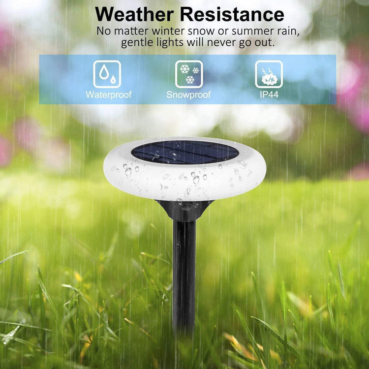 Lumières solaires extérieures 7 couleurs changeantes Lumières solaires pour l'éclairage du jardin