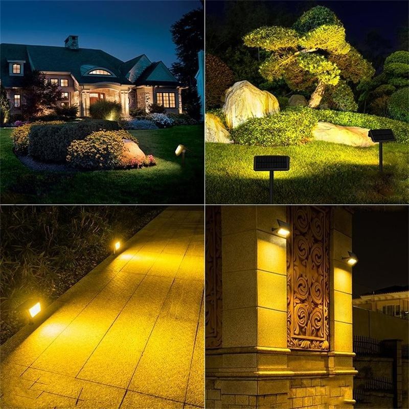 Indice de rendu des couleurs élevé Ra 80 Lampes solaires pour jardin extérieur décoratif paysager