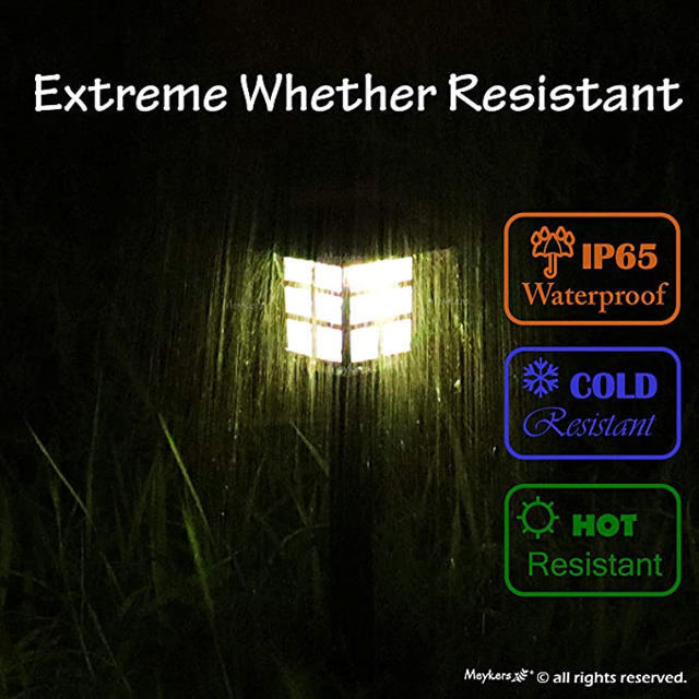 Heures de travail Décoration de jardin Soleil étanche à l'eau LED Lumière de pelouse pour patio supérieur