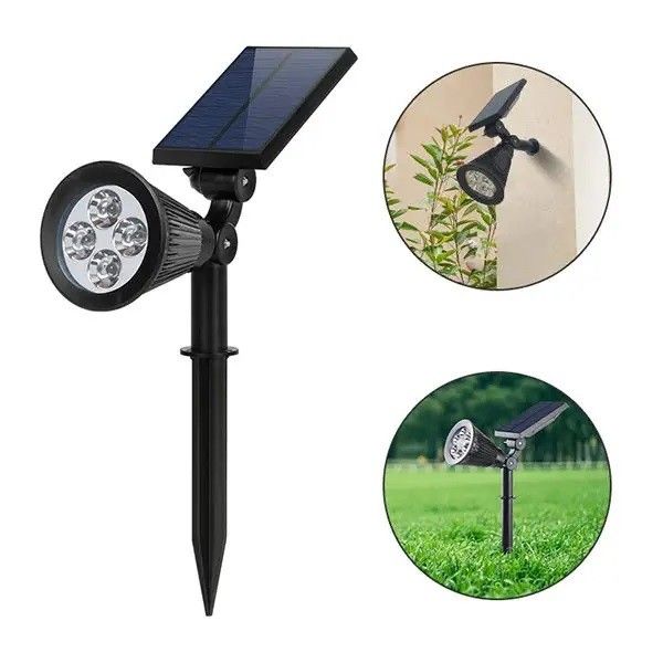 200 Lm Bollard composé Led Hug Arbre Solaire paysage extérieur projecteur Lumière de corde jardin