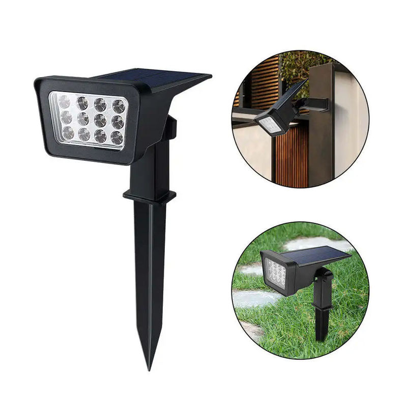 Support Dimmer 100lm/w Lampes à haute efficacité lumineuse Led solaire mur de jardin et sol