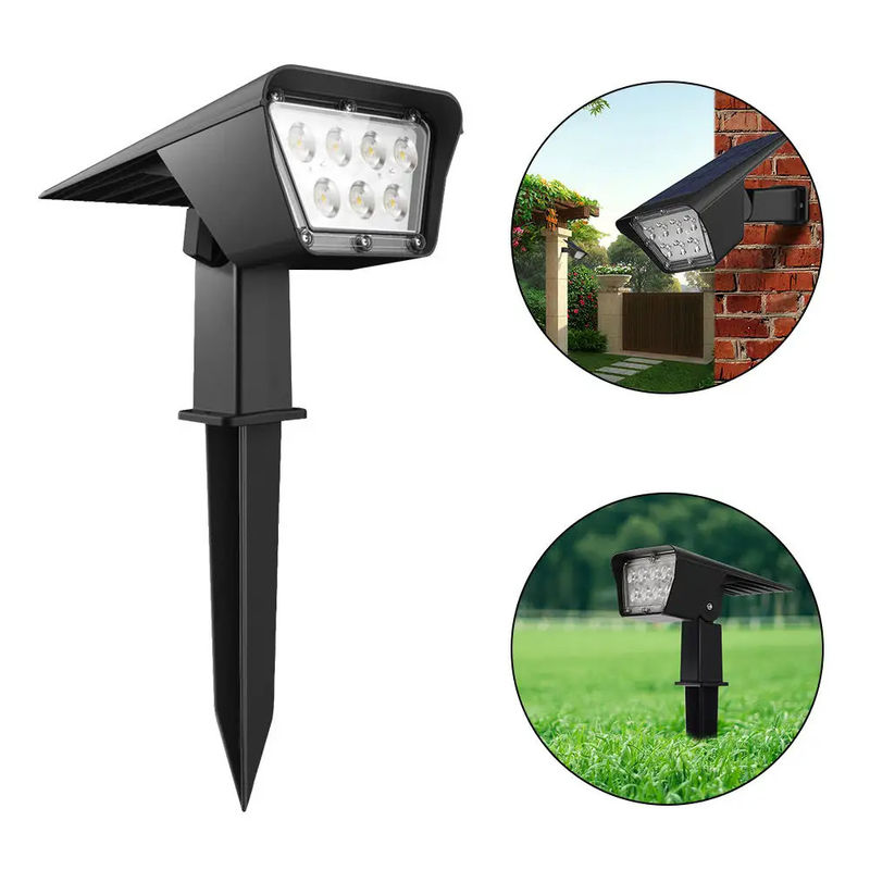 Lumière solaire à LED étanche à l'eau pour jardin extérieur