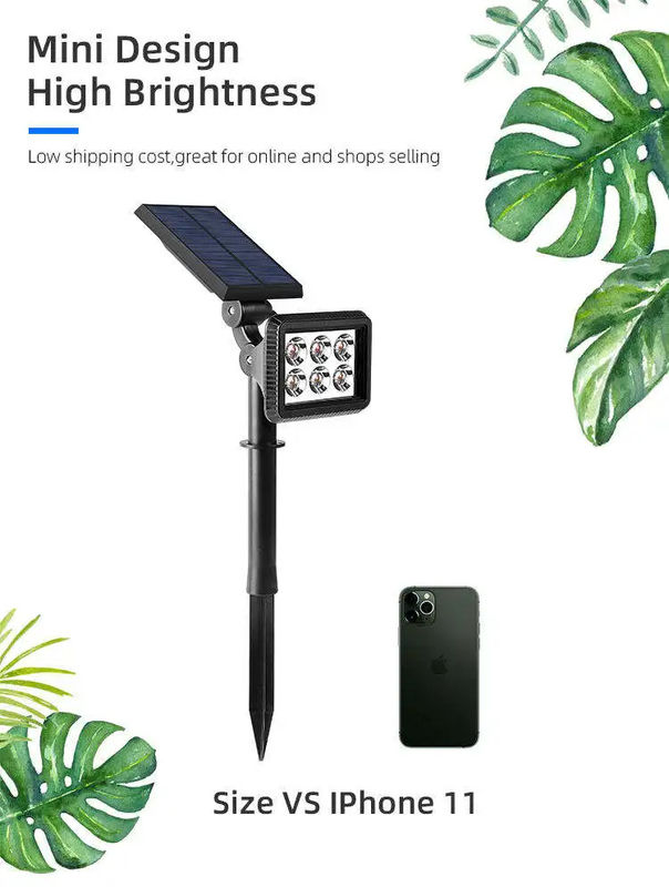 Lumière solaire de jardin avec une tension d'entrée de 3,7 V