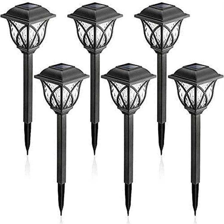 Lampe de jardin extérieure de jardin avec lampe de sol solaire à l'épreuve de l'eau