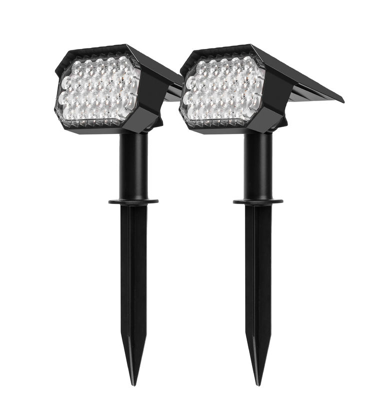 24 LEDs Lampes solaires à LED pour le chemin de la cour du paysage de la pelouse
