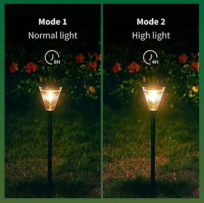 Lumière solaire de jardin à l' eau à l' extérieur Tricolore réglable pour le paysage du parc Villa Yard