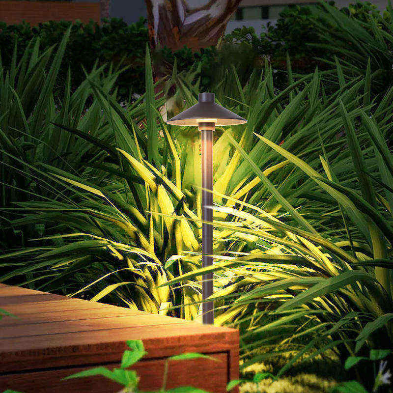 Éclairage de jardin en aluminium résistant à l'eau extérieur IP65