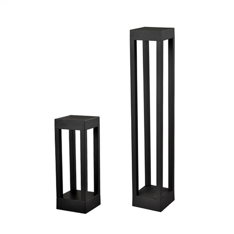50000 heures de travail durée de vie capteur de mouvement solaire lampes de jardin à pelouse avec support de faible luminosité