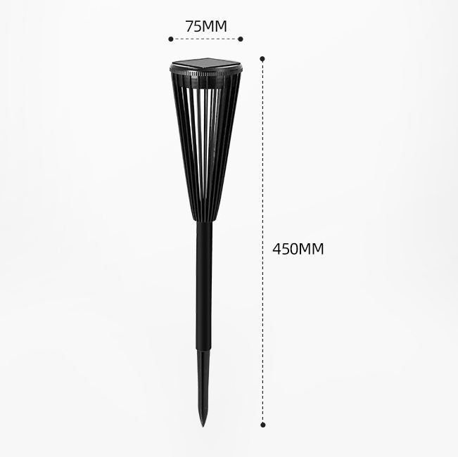 Lampes solaires à LED étanches à l'eau pour jardin de la cour de la villa Température de fonctionnement -10 60C