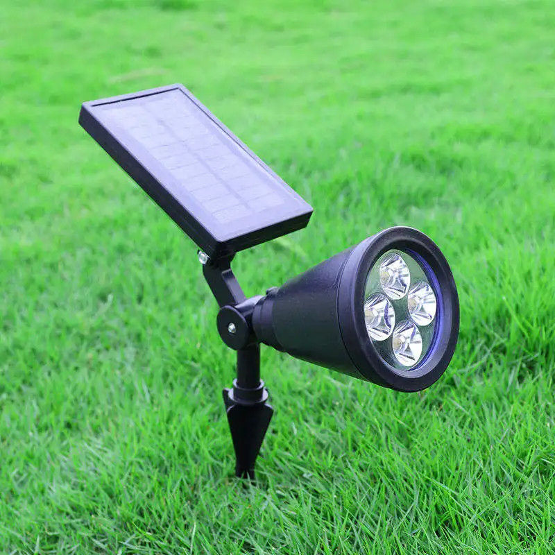 Énergie solaire 4 projecteurs à LED Ip65 étanche à l'eau