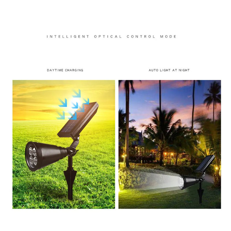 Énergie solaire 4 projecteurs à LED Ip65 étanche à l'eau