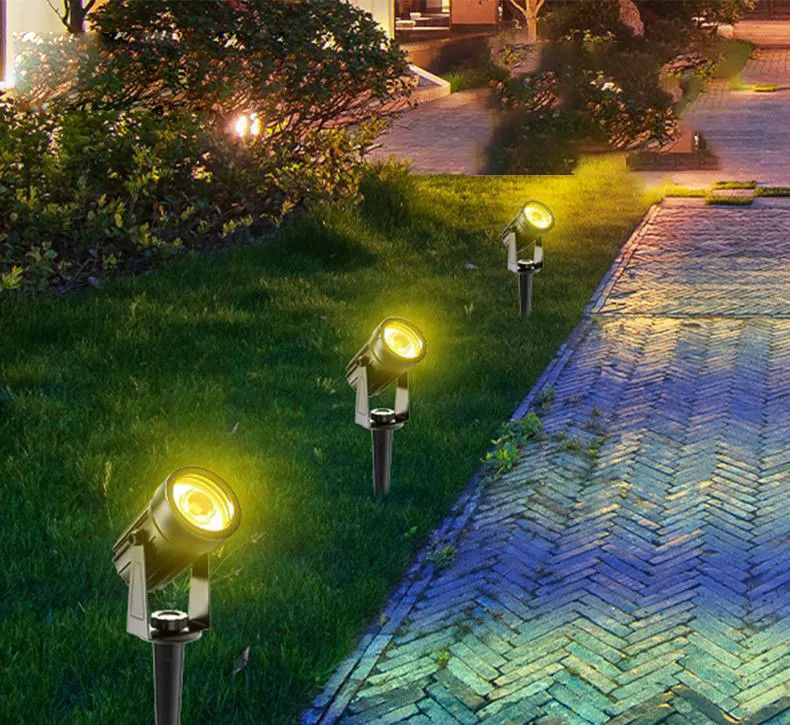 Lumière solaire de jardin extérieur ABS PC tout en un pilier LED clôture murale étanche 2024