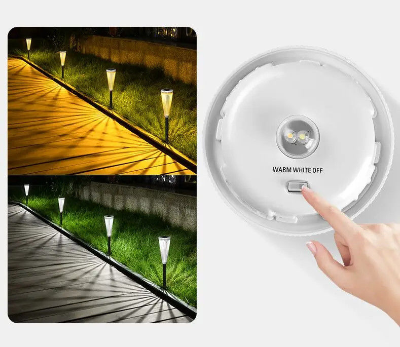 Éclairage solaire pour jardin à l'épreuve de l'eau