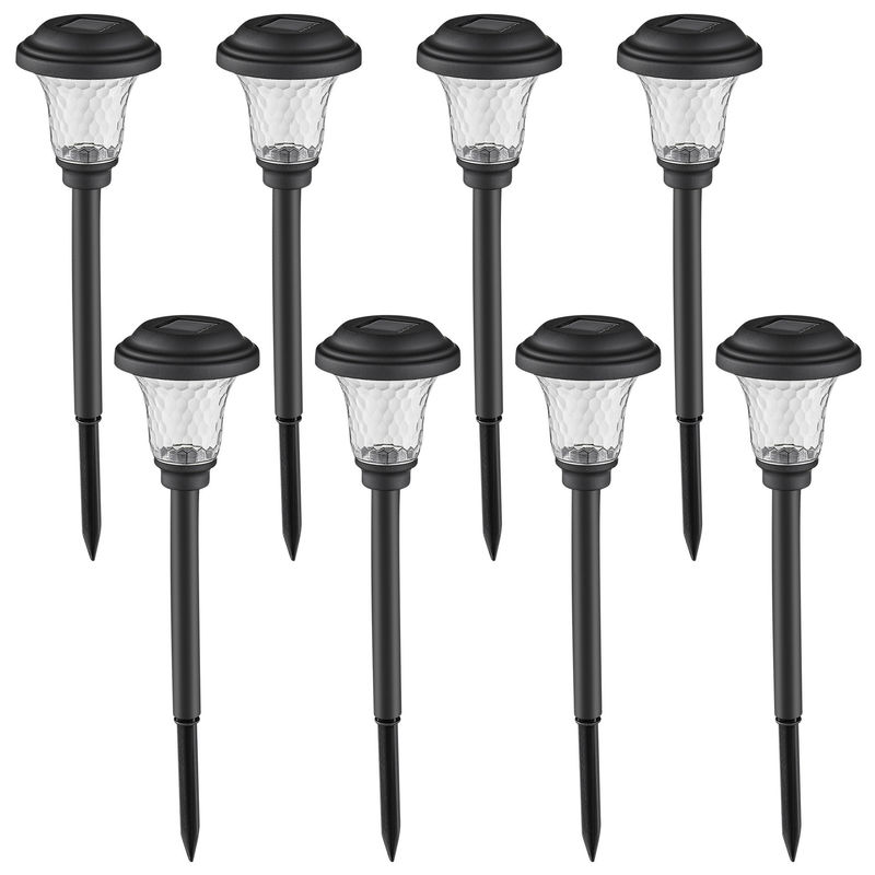 Matériau ABS PVC Lumières solaires de jardin De jardin extérieur