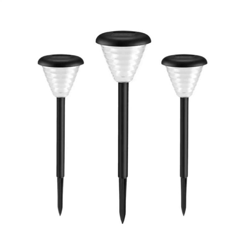 Lampes solaires de jardin à LED multicolores pour la lampe de pelouse de chemin dans le paysage