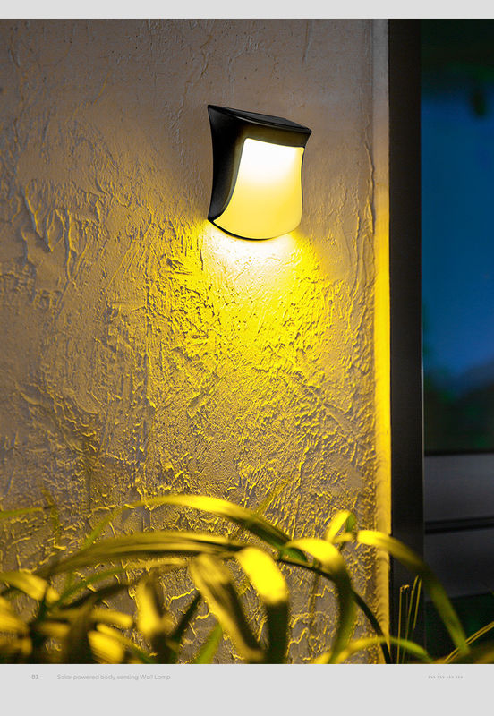 Lumière solaire ABS pour jardin 1- Résistance à l'eau à l'extérieur