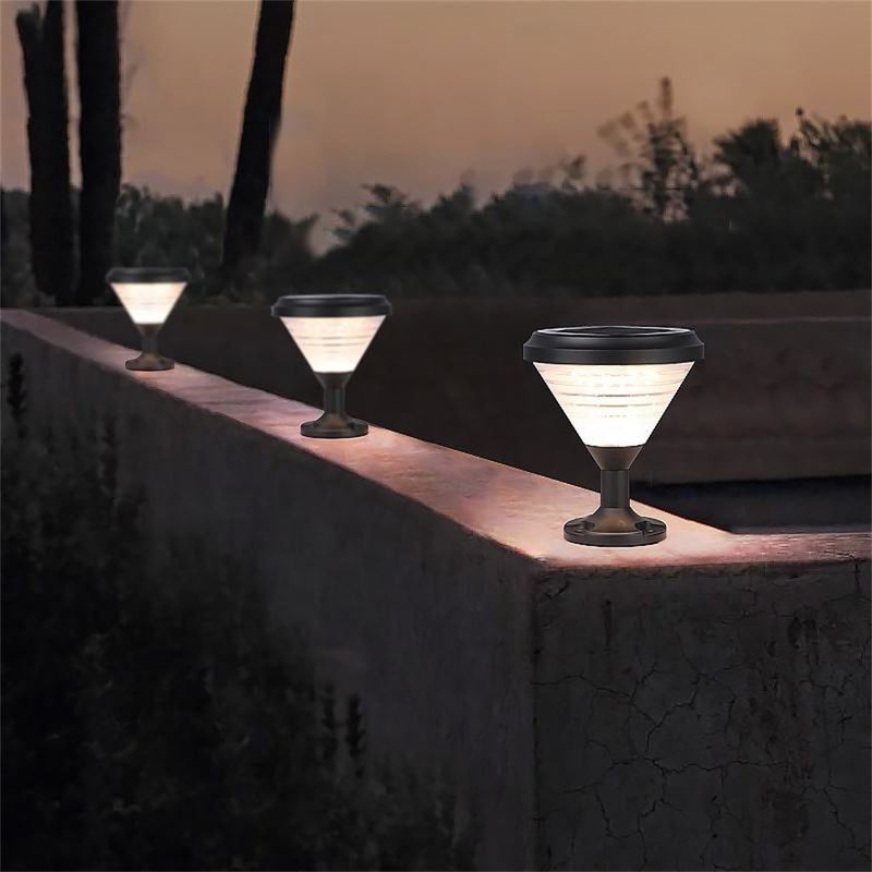 50000 heures de durée de vie en extérieur lampe à colonne décorative décorative pour rue de paysage