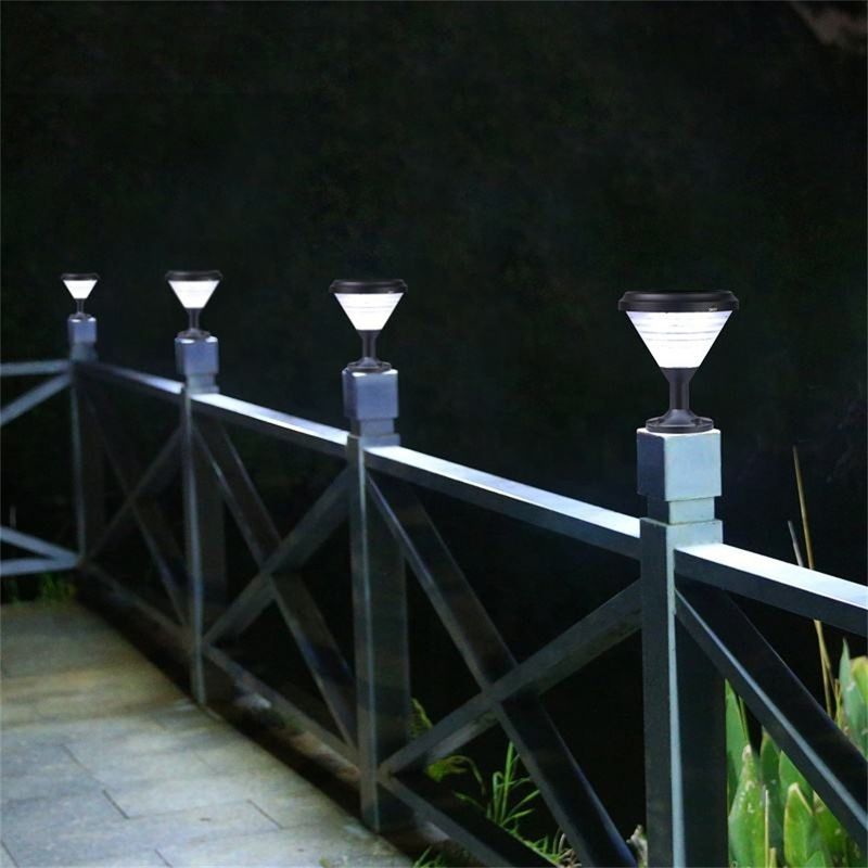 50000 heures de durée de vie en extérieur lampe à colonne décorative décorative pour rue de paysage