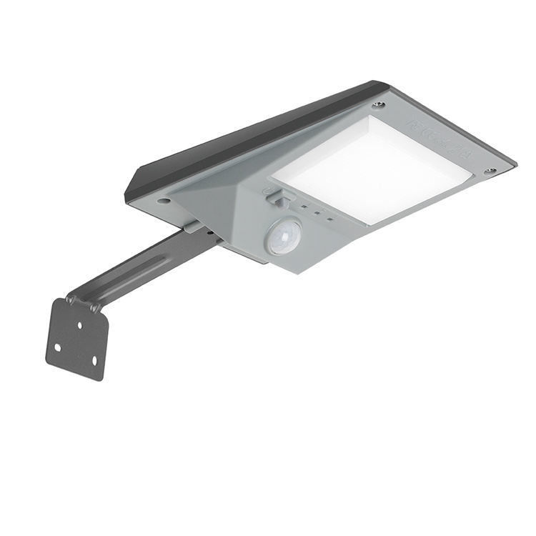 Lumière de rue solaire à LED, capteur de mouvement de la lampe extérieure imperméable à l'eau