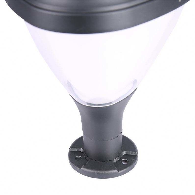 Lampe à colonne à fenêtre à LED moderne pour la décoration de jardin de patio polyvalente