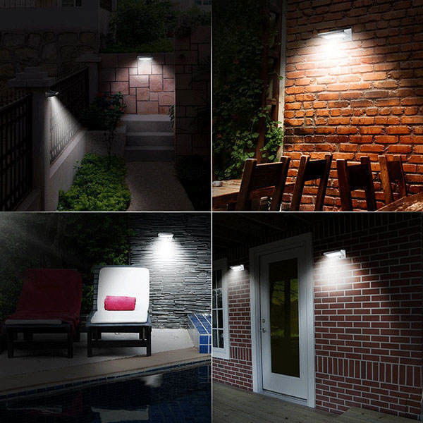 Lumière de jardin à capteur solaire extérieur et lampe de rue solaire à LED